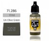 Acrylic paint Model Air (17ml)  - UJA Olive Green