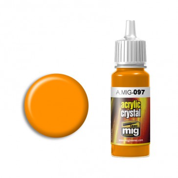 ACRYLIC COLOR CRYSTAL ORANGE JAR 17ML