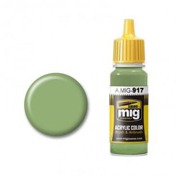 ACRYLIC COLOR LIGHT GREEN JAR 17ML