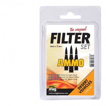 FILTER SET FOR DESERT VEHICLES 3 JARS 35 ML