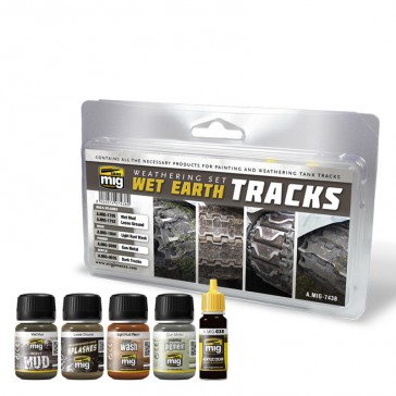 WET EARTH TRACKS 1 JAR 17 ML 4 JARS 35 ML