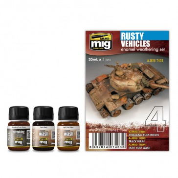 RUSTY VEHICLES 3 JARS 35 ML