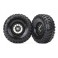 Tires and wheels, assembled (Method 105 black chrome beadlock wheels,