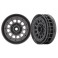 Wheels, Method 105 1.9' (charcoal gray, beadlock) (beadlock rings sol