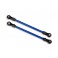 Suspension links, front lower, blue (2)  (5x104mm, powder coated stee