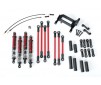 Long Arm Lift Kit, TRX-4, complete (includes red powder coated links,