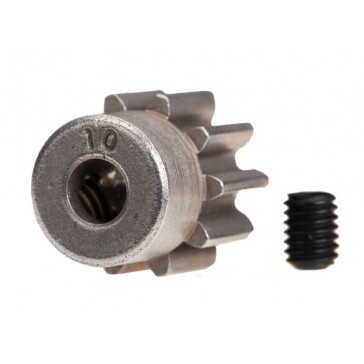 Gear, 10-T pinion (32-p) (steel)/ set screw