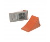 Metal wheel chocks (2 pcs) - Orange