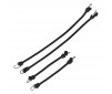 Sandow with hooks (2 pairs) - Black