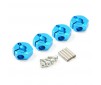 TAMIYA TT02 ALUMINIUM 12MM WHEEL HEXES (4)