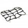 LUGGAGE NET w/HOOKS L130MM X W110MM (UNSTRETCHED)