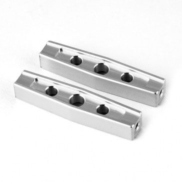 GS01 MACHINED M3 44MM UPPER LINK (SILVER) PR