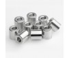 M3 ALUMINUM SPACER 7X7MM (10)