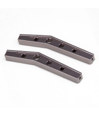 GS01 MACHINED M3 78MM BENT LOWER LINK (TI. GREY) PR