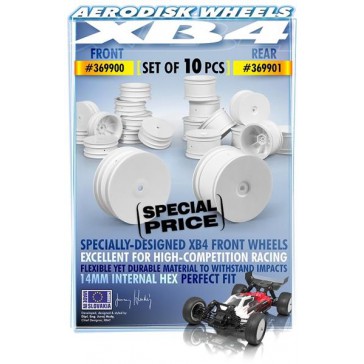 FRONT WHEELS AERODISK - WHITE (10)