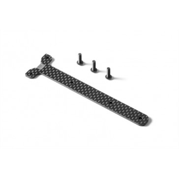 GRAPHITE CHASSIS BRACE UPPER DECK 2.0MM