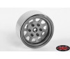 Stamped Steel 1.7 Beadlock Wagon Wheels (Clear)