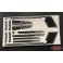 Clean Stripes D90 Decal Sheet (Black)