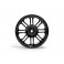 8 Spoke Wheel Black Chrome (83X56Mm/2Pcs)