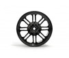 8 Spoke Wheel Black Chrome (83X56Mm/2Pcs)