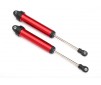 Shocks, GTR, 160mm, aluminum (red-anodized) (fully assembled w/o spri