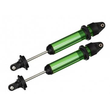 Shocks, GTX, aluminum, green-anodized (fully assembled w/o s