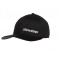 DISC.. Flex Hat Curve Bill Blk/Wht SM