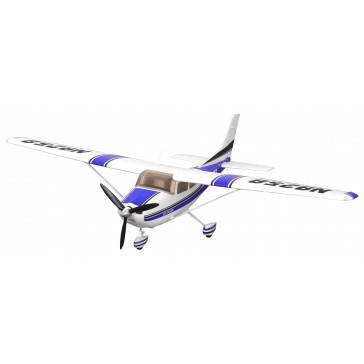 DISC.. Avion 1400mm : Cessna 182 AT Bleu (4ch ver.) kit PNP