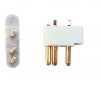 3-pin servo plugs, 5 pcs. (MPX)