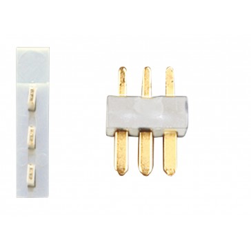 Flat plug 3pin/5 pcs. (MP)