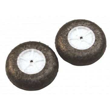 Ultra light wheels Ø120mm, boss Ø2,6mm (1 pair)