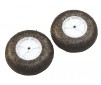 Ultra light wheels Ø120mm, boss Ø2,6mm (1 pair)