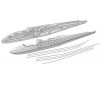 Fuselage + Gaines de commande TwinStar II