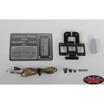 Rear License Plate System for G2 Cruiser (w/LED)