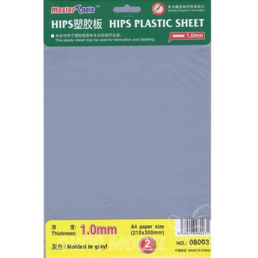 1.0mm HIPS plastic sheet A4