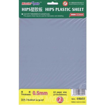 0.5mm HIPS plastic sheet A4