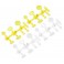 DISC.. AX80049 LED Lens Set Yellow/Clear (4)