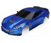 Body, Chevrolet Corvette Z06, blue (painted, decals applied)