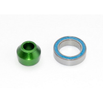 Bearing Adapter, 6160-T6 Aluminum Green