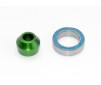 Bearing Adapter, 6160-T6 Aluminum Green