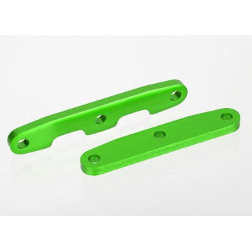 Bulkhead tie bars, front & rear, aluminum (green-anodized)