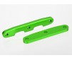 Bulkhead tie bars, front & rear, aluminum (green-anodized)