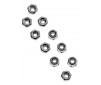 AXA1041 Nylon Locknut 2.5 (10)