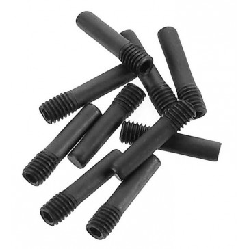 AXA176 Screw Shaft M3x2.5x13mm Black (10)