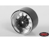 Deep Dish Wagon 1.55 Stamped Steel Beadlock Wheels (Chrome)