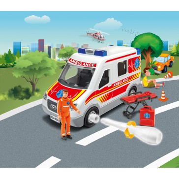 Ambulance avec figurine 1:20