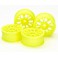 Jantes type BBS 24mm +2 jaune