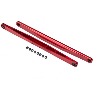 Trailing arm, aluminum (red-anodized) (2) (assembled with hollow ball