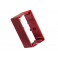 Servo case, aluminum (red-anodized) (middle) (for 2255 servo)