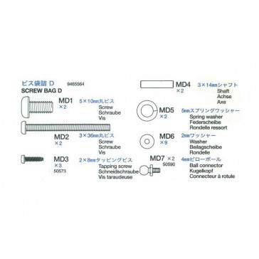 Sachet vis D Tiger I 56010